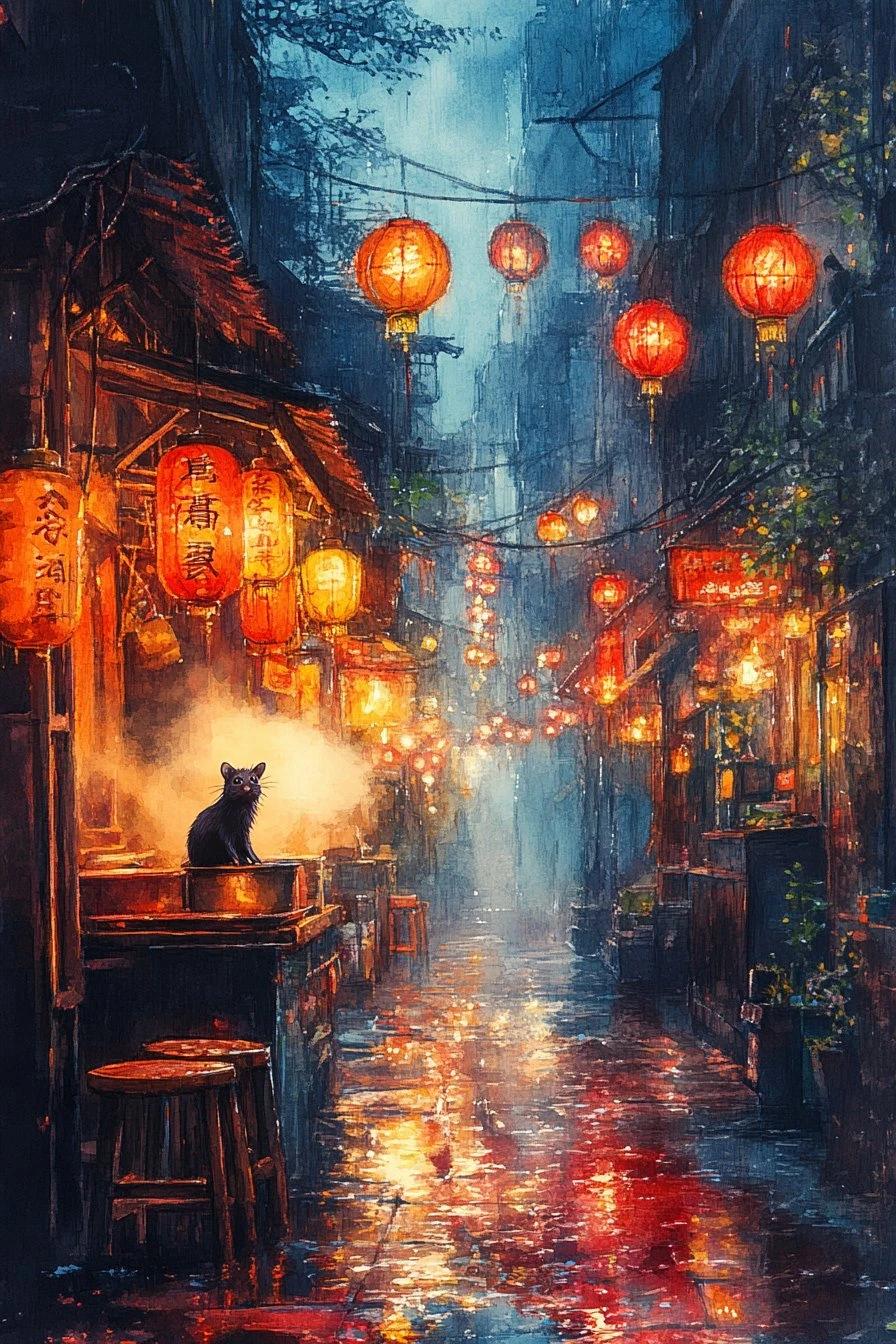 Rat 鼠 (子) — Yang Water. The hidden current.