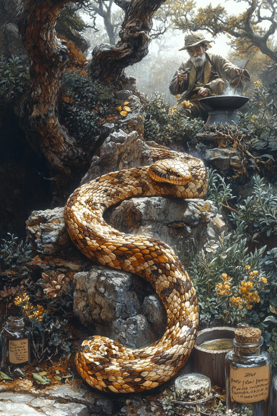 Snake 蛇 (巳) — Yin Fire. The warming.