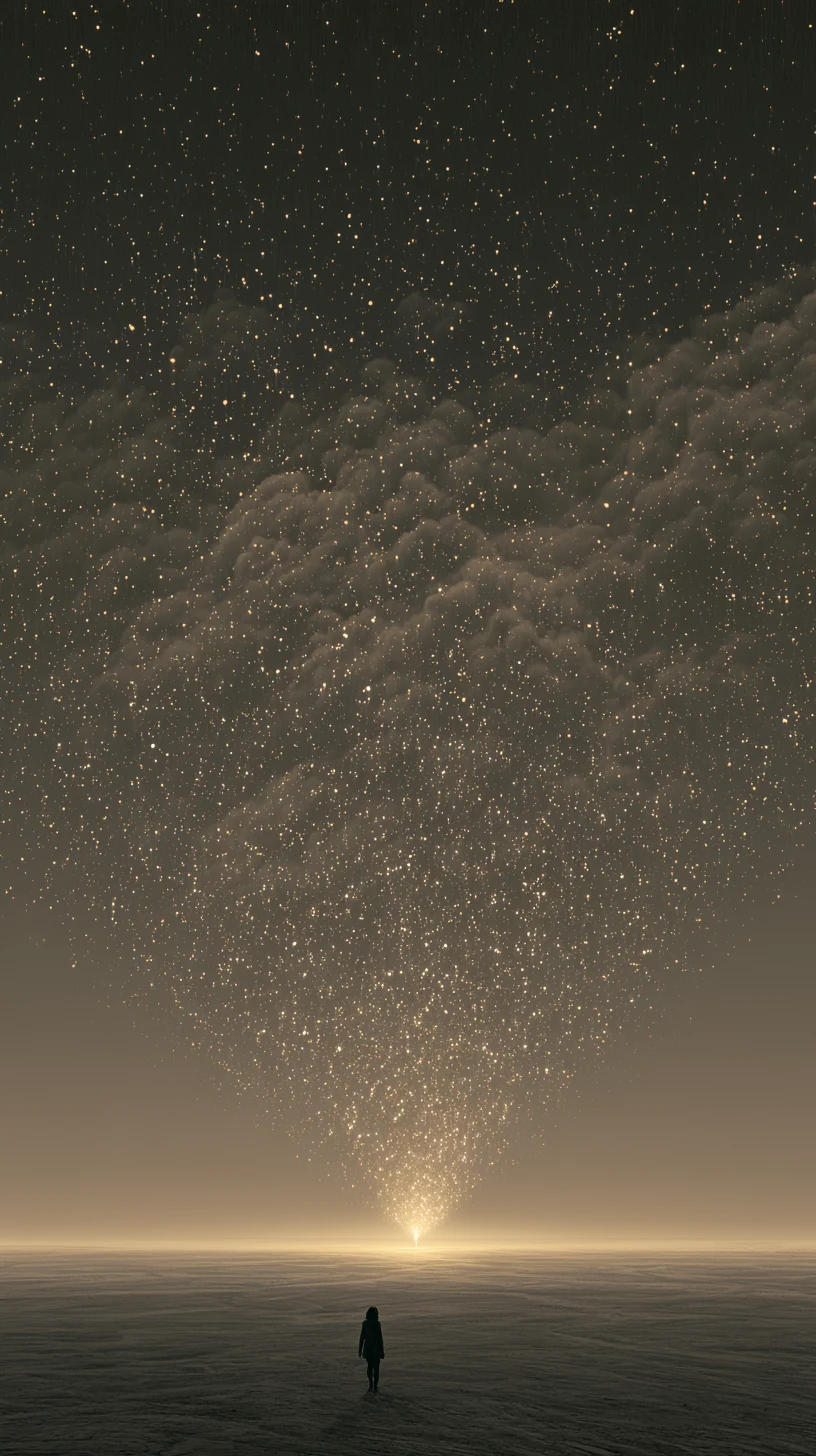 Distant Summoning Chou to Si 丑遥巳格 — atmospheric illustration in deep blue and silver, zhiji