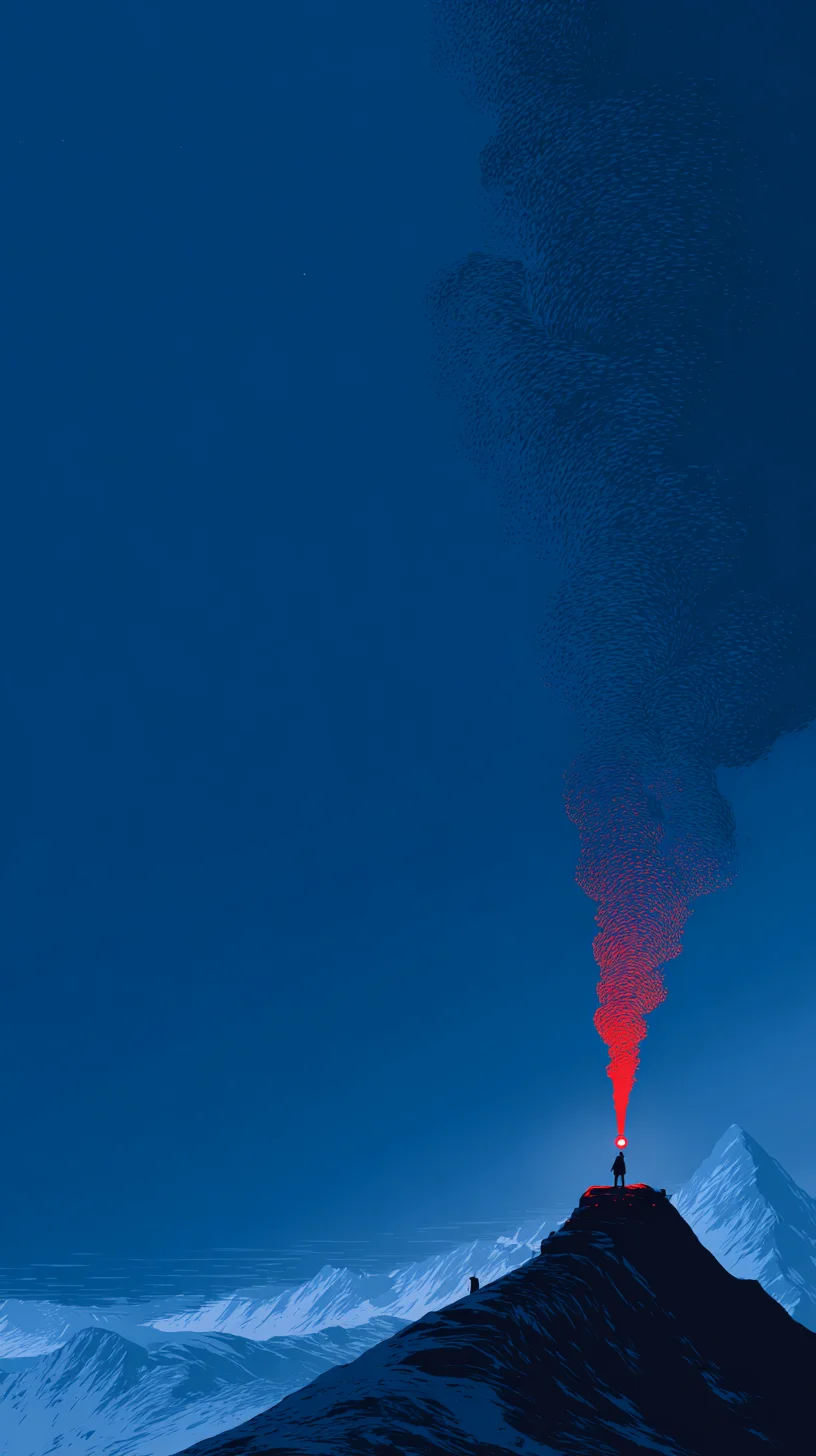 Fire on the Mountain (山头火) — Visible from a distance. Warms from afar. The signal fire, not the hearth. BaZi talent badge from 知己 Zhiji.