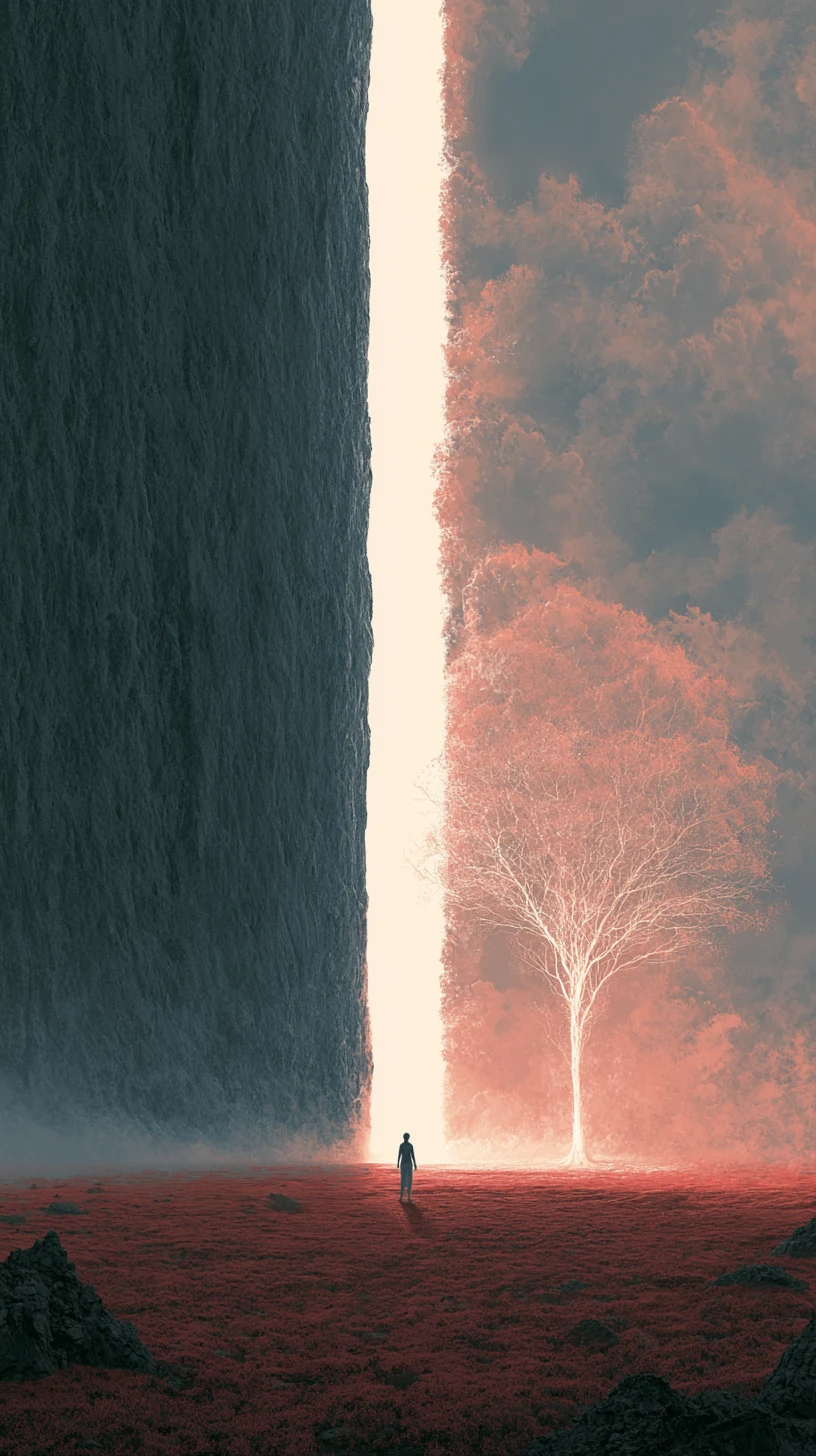 Jia-Geng Clash 甲庚冲 — atmospheric illustration in deep blue and silver, zhiji