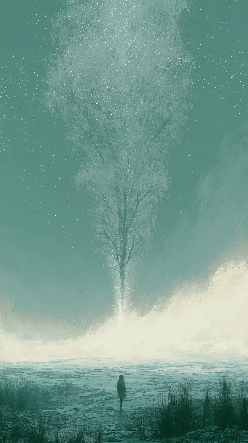 Pig-Rabbit-Goat Wood Bureau 亥卯未 — atmospheric illustration in deep blue and silver, zhiji