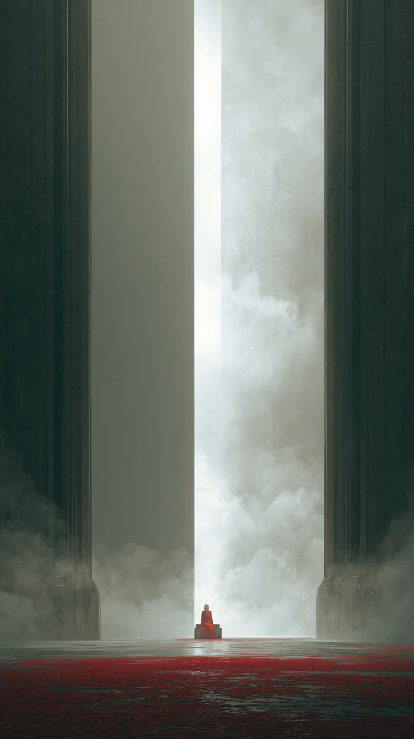 Punishment-Summoned Officer 刑合格 — atmospheric illustration in deep blue and silver, zhiji