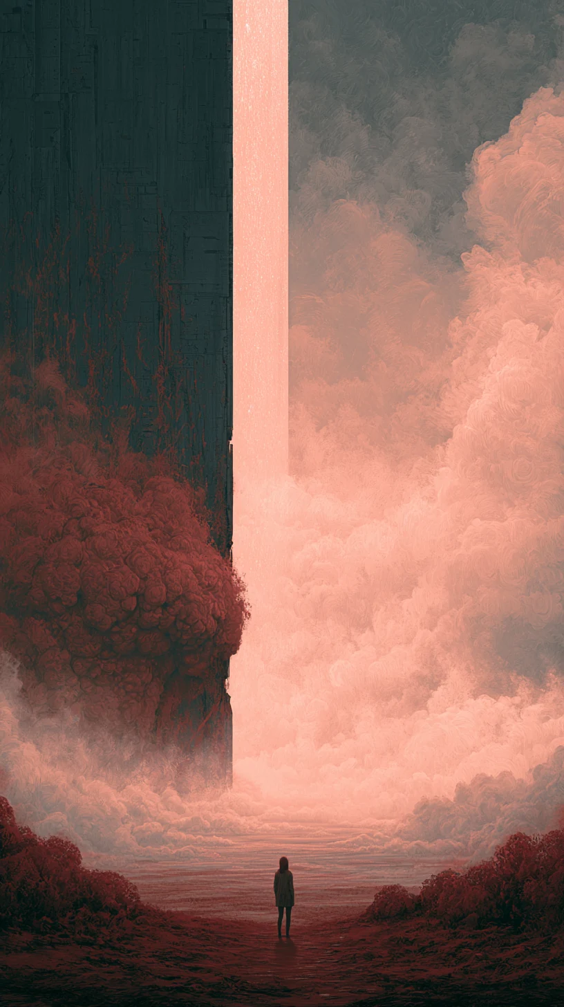 Rat-Goat Harm 子未害 — atmospheric illustration in deep blue and silver, zhiji