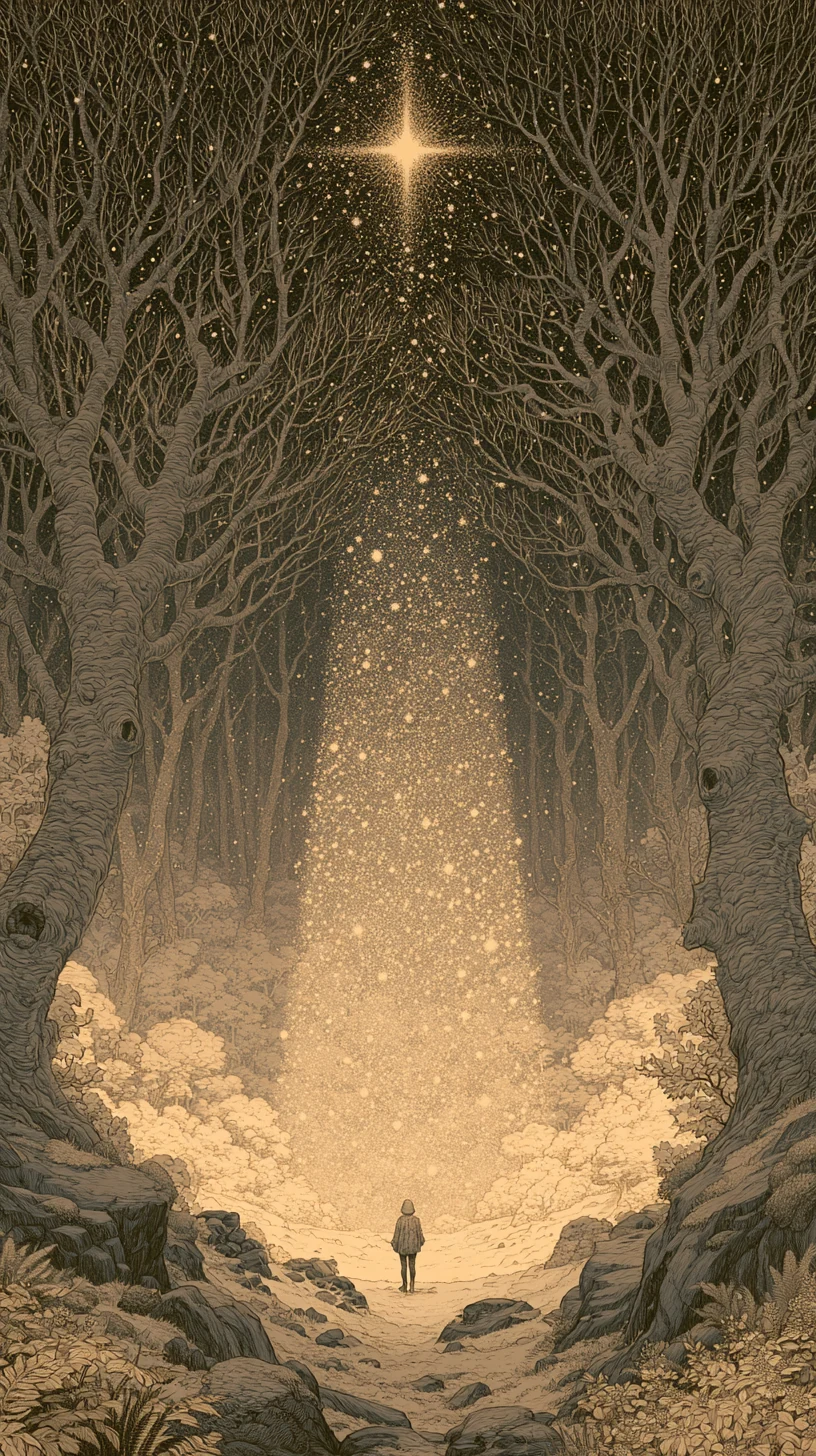 Six-Yi Rat Noble 六乙鼠贵格 — atmospheric illustration in deep blue and silver, zhiji