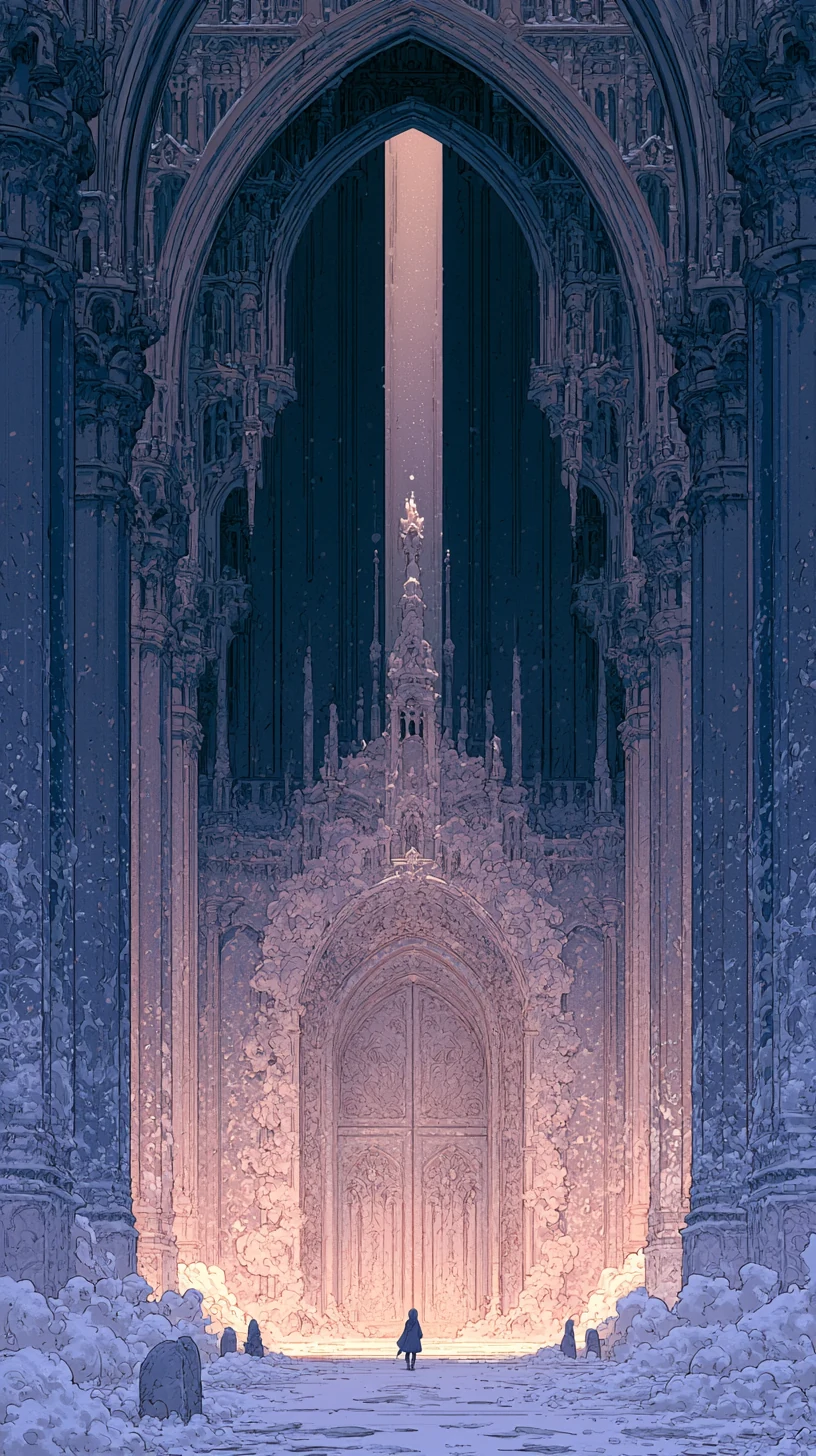 Storehouse Indirect Resource 杂气偏印格 — atmospheric illustration in deep blue and silver, zhiji