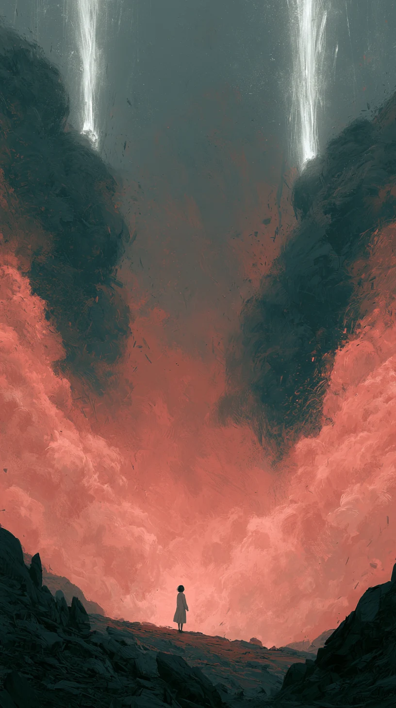 Tiger-Snake Harm 寅巳害 — atmospheric illustration in deep blue and silver, zhiji
