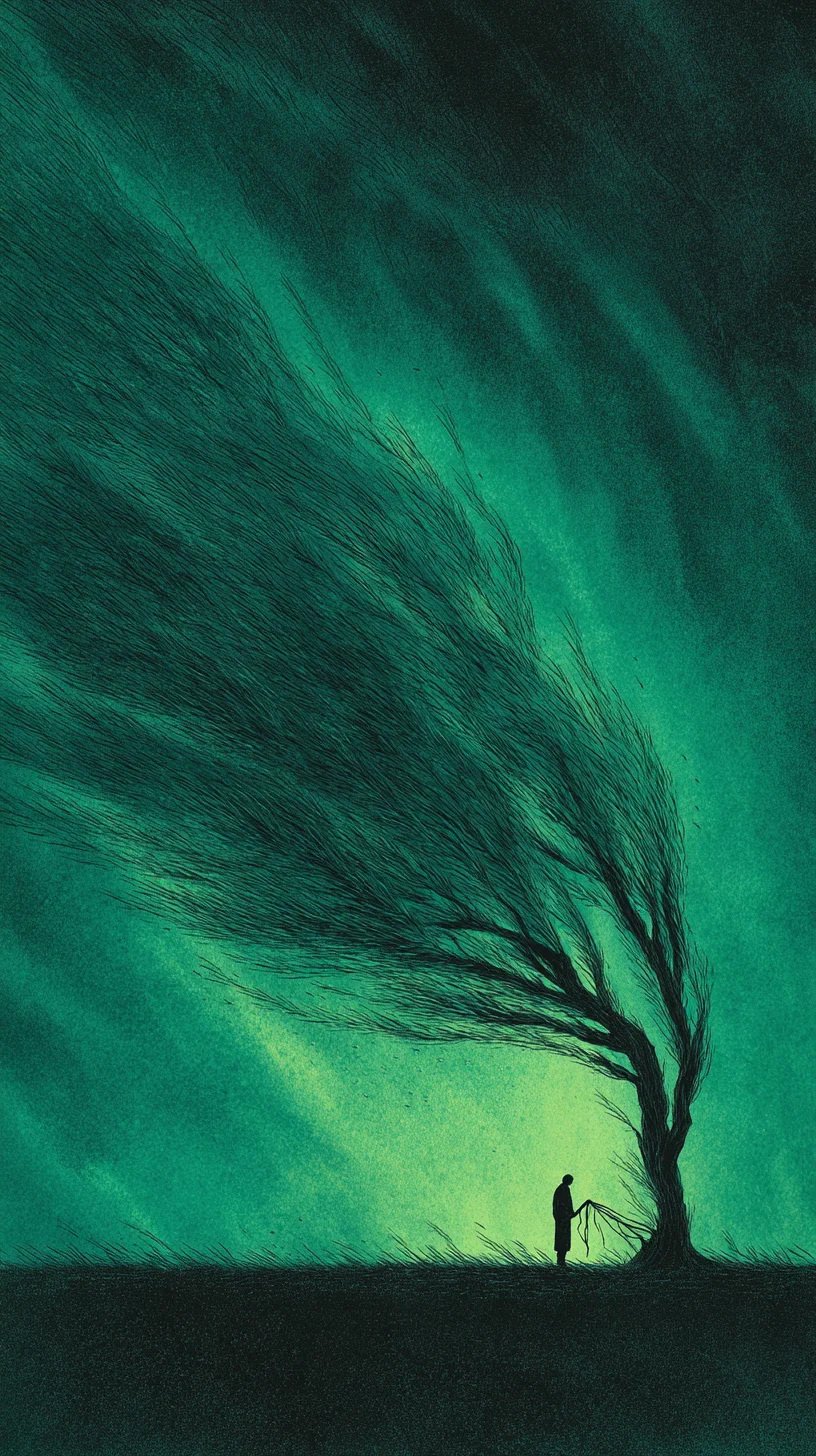 Willow Wood (杨柳木) — Bends without breaking. Looks soft. Has survived every storm the rigid ones did not. BaZi talent badge from 知己 Zhiji.