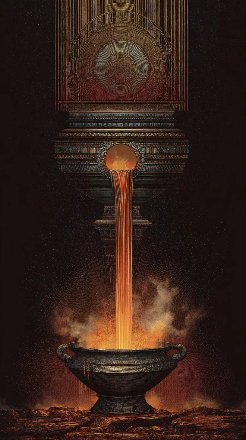 The Cauldron (鼎) — Hexagram 50. I Ching constitutional reading from 知己 Zhiji.